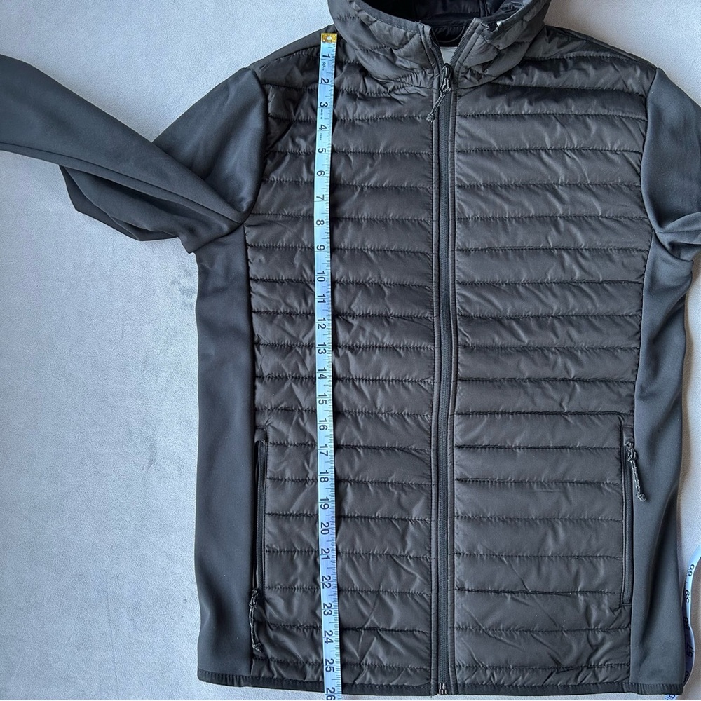 Produkt ~ Quilted Zip Front Hooded Jacket ~ Black ~ Men’s Size Small - Picture 12 of 14